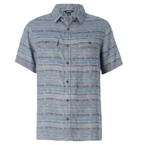 Tharu Journey Short Sleeve Shirt - Neelo Blue Blocks