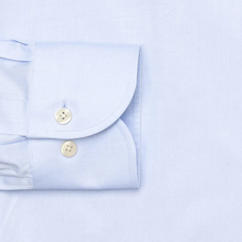 The Blue Fine Twill Mid-Spread Dress Shirt