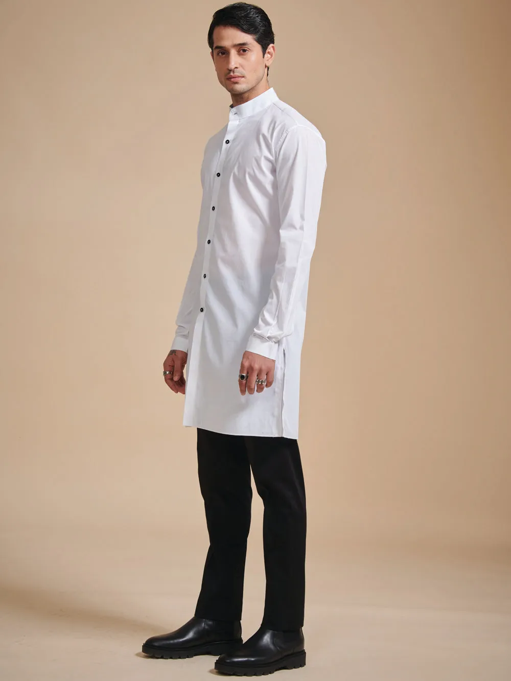 The Front Open Shirt Kurta