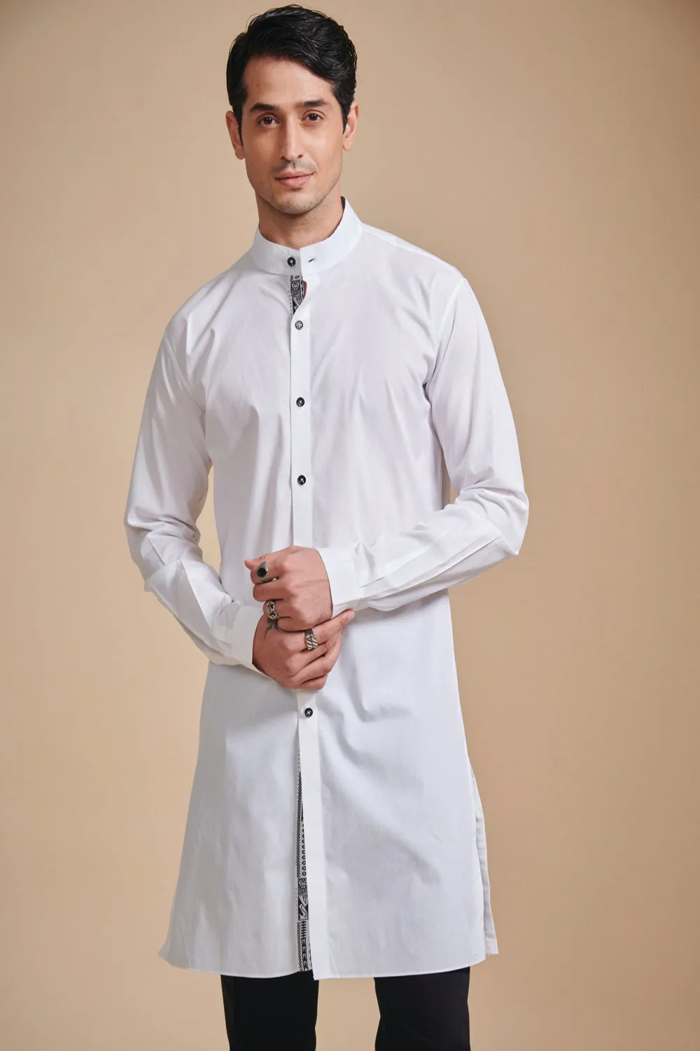 The Front Open Shirt Kurta