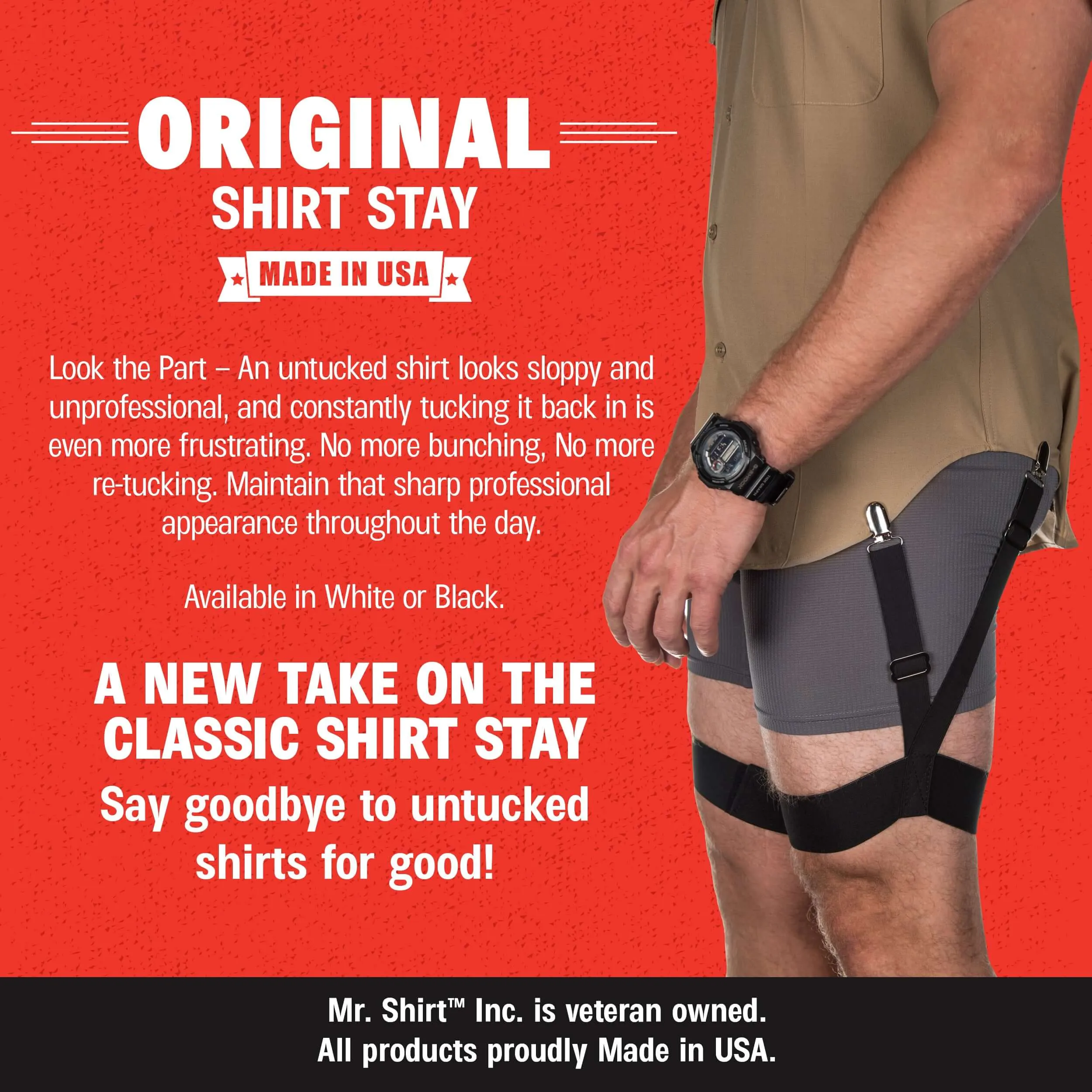 The Mr. Shirt "Original" Shirt Stay