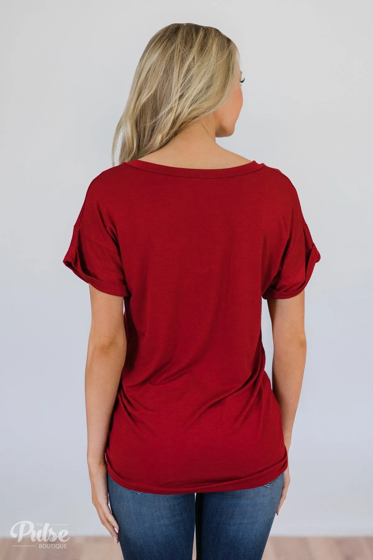 The Perfect Pocket Tee - Red