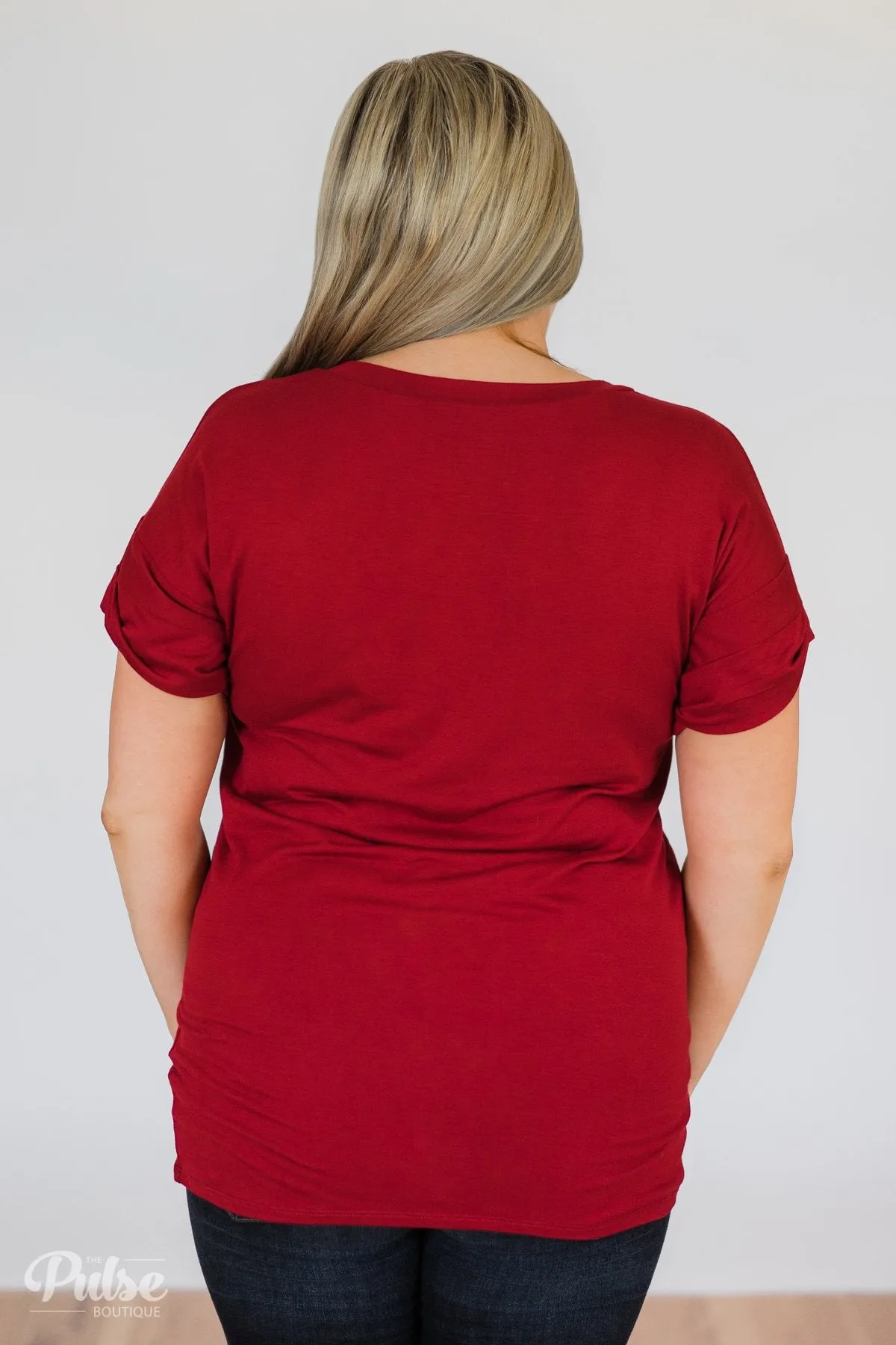 The Perfect Pocket Tee - Red