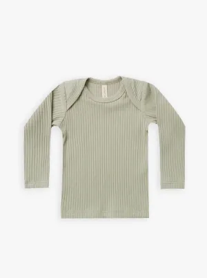 The Piper Ribbed Longsleeve - Sage