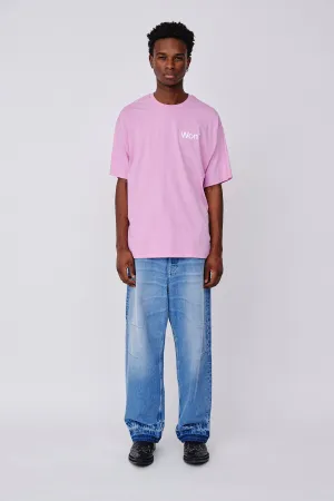 The Staff Tee logo M - Fuchsia Pink