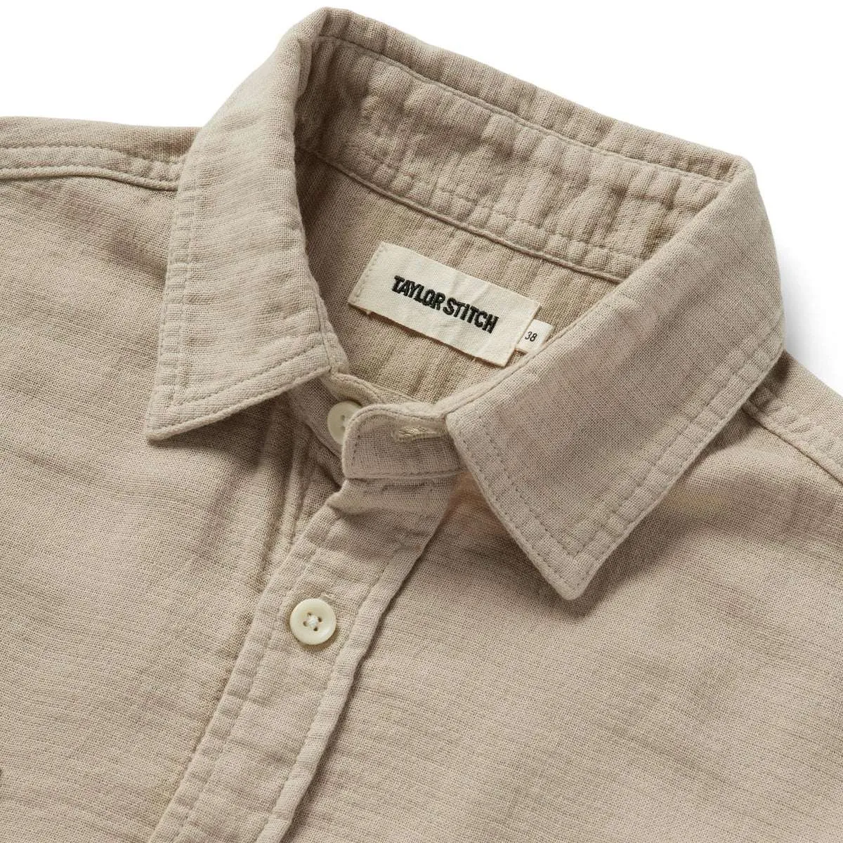 The Utility Shirt | Stone Double Cloth