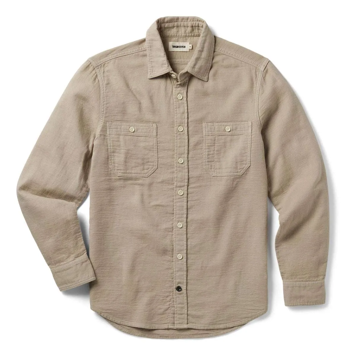 The Utility Shirt | Stone Double Cloth