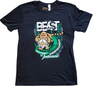 Tiger Beast Black T-Shirt
