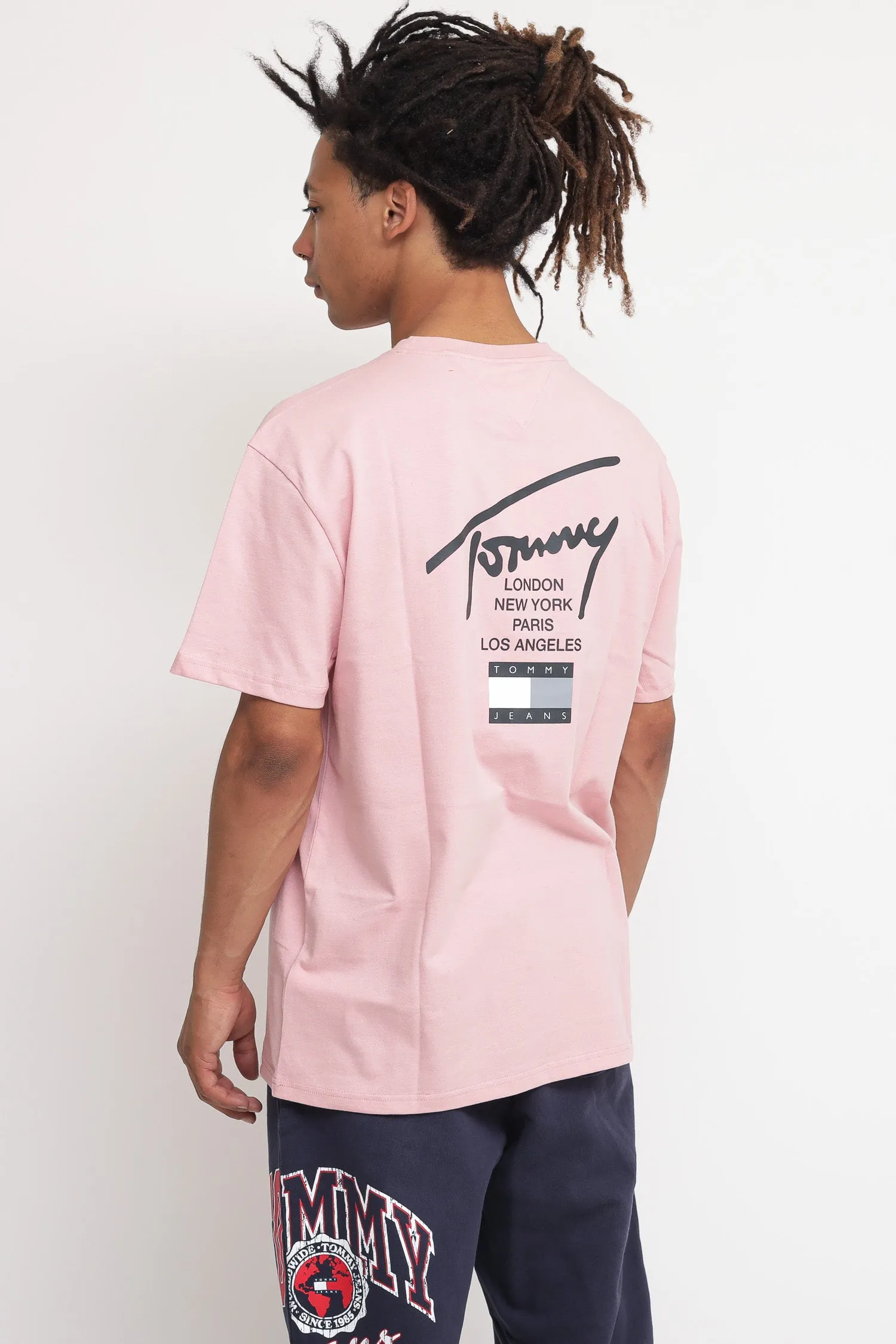 TJM Modern Essentials Sig Tee - Broadway Pink
