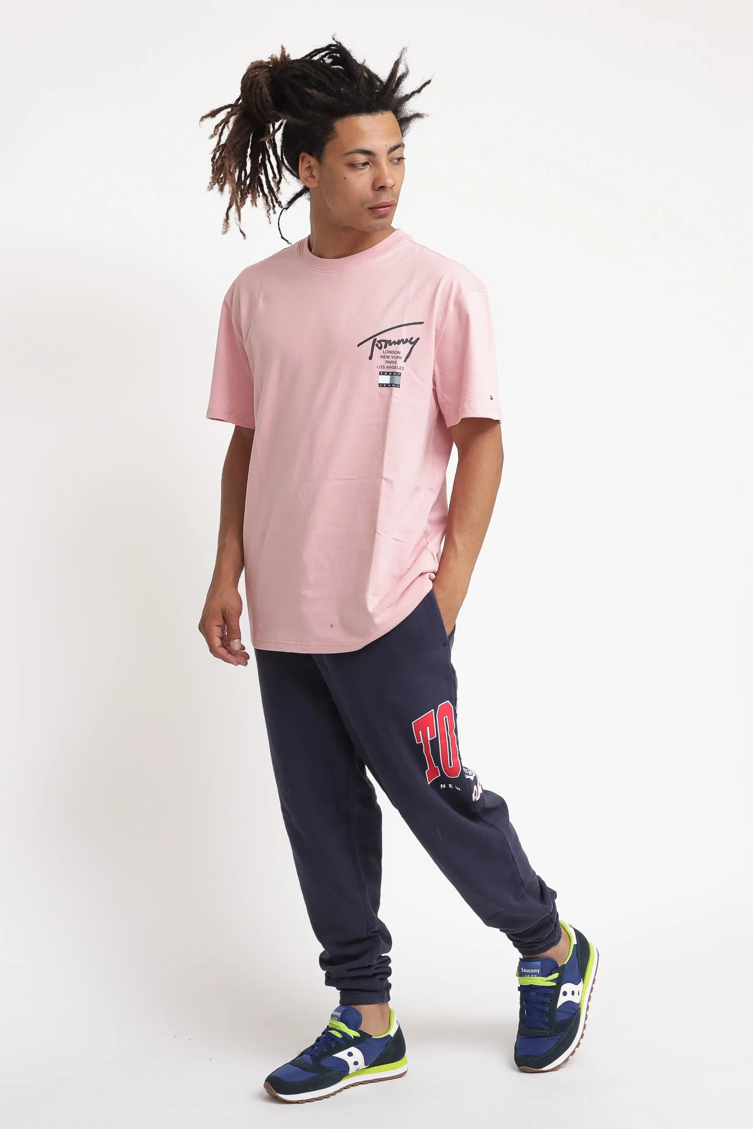 TJM Modern Essentials Sig Tee - Broadway Pink