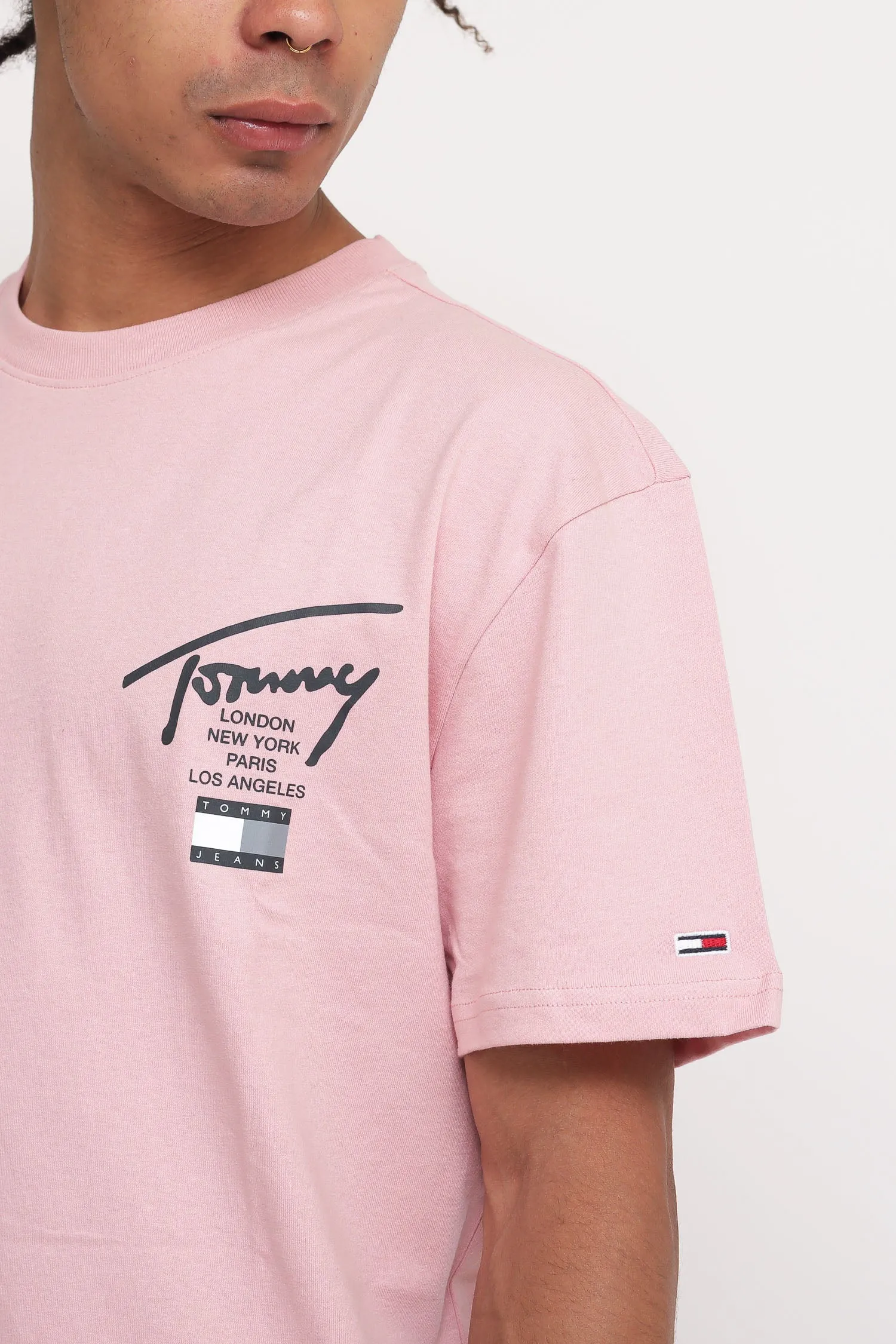 TJM Modern Essentials Sig Tee - Broadway Pink