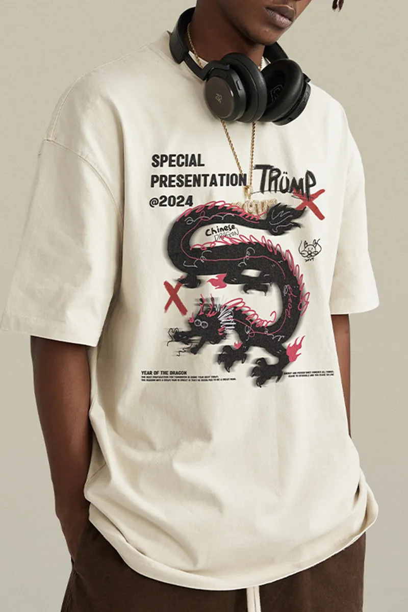 TK0451 Dragon Graphic Tee