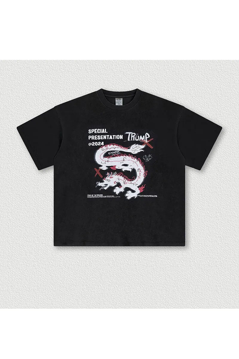 TK0451 Dragon Graphic Tee