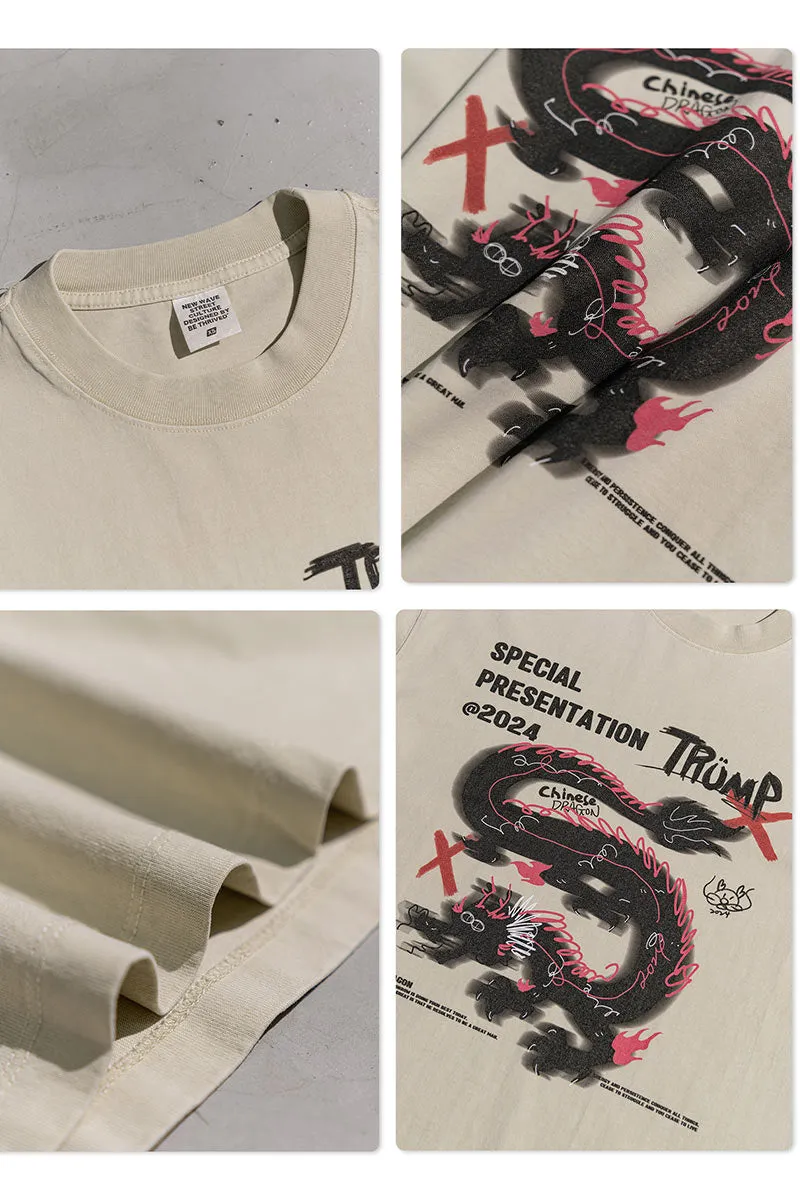 TK0451 Dragon Graphic Tee