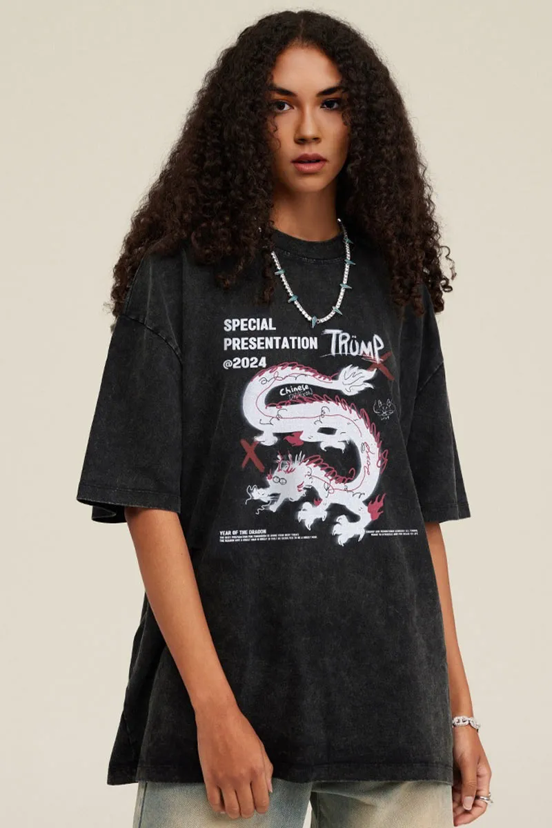 TK0451 Dragon Graphic Tee