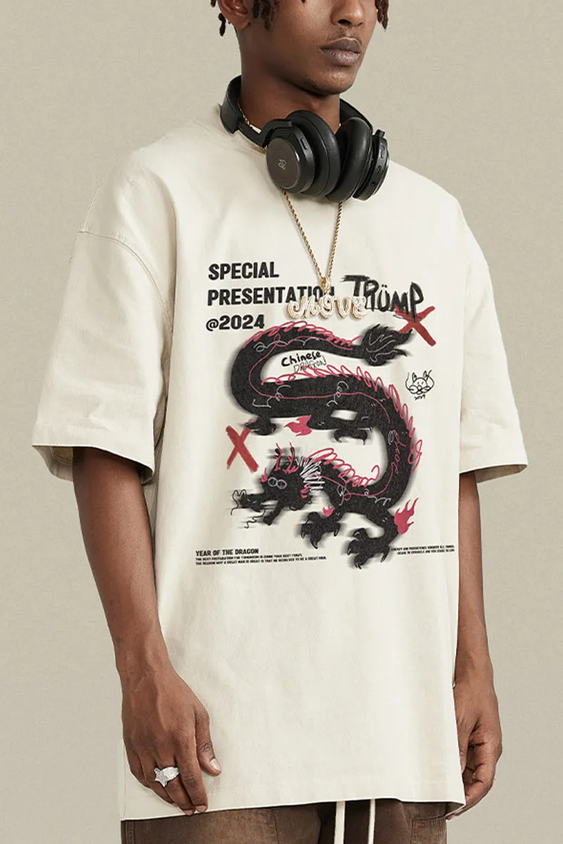 TK0451 Dragon Graphic Tee