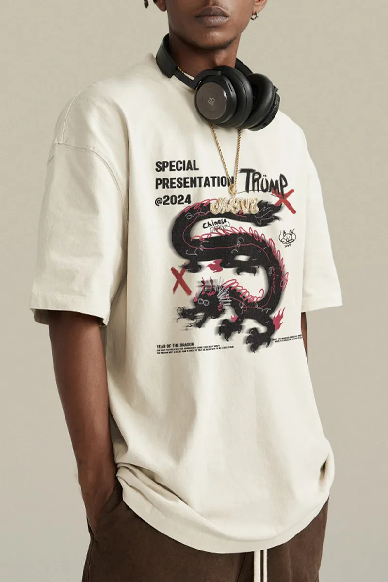 TK0451 Dragon Graphic Tee