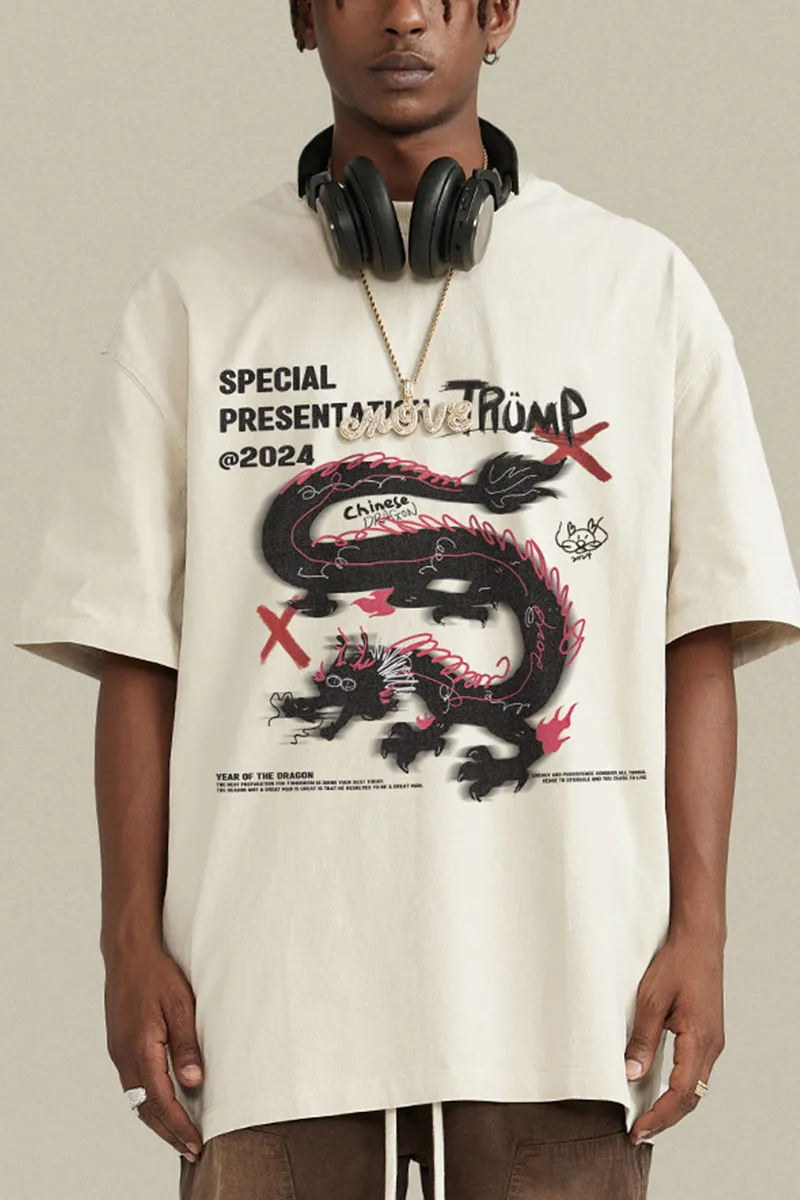 TK0451 Dragon Graphic Tee