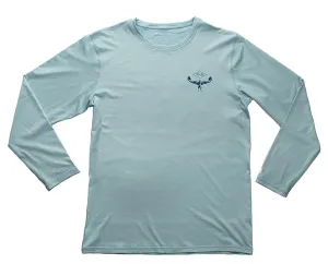 TKS Hybrid Pro Sunshirt - Light Blue LS