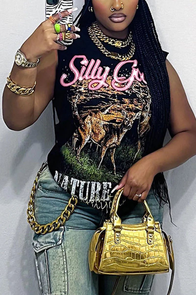 TN0202 Graphic Sleeveless Shirt