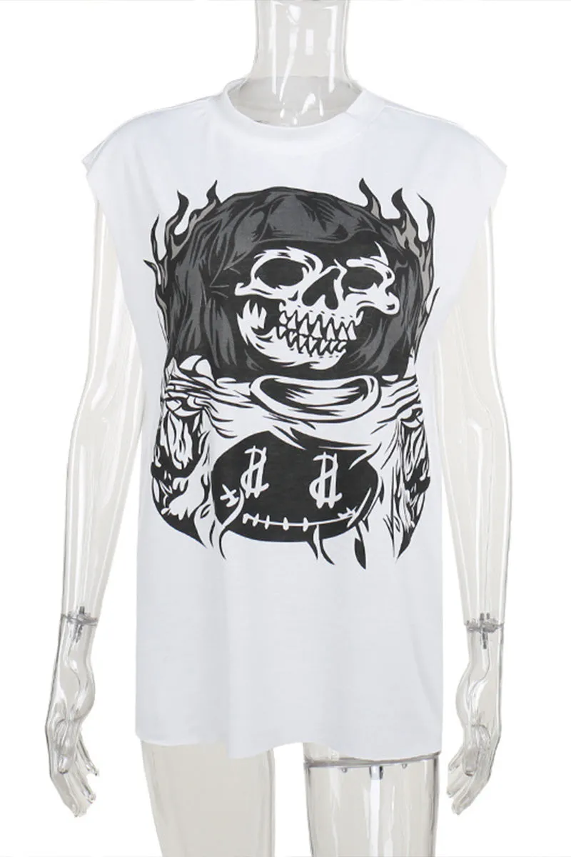 TN0202 Graphic Sleeveless Shirt