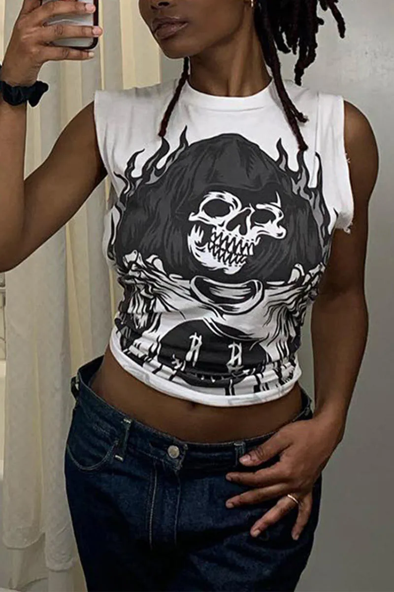TN0202 Graphic Sleeveless Shirt
