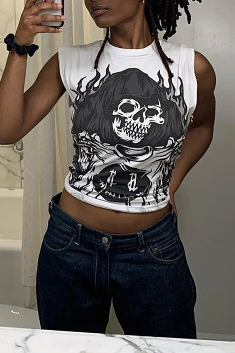 TN0202 Graphic Sleeveless Shirt