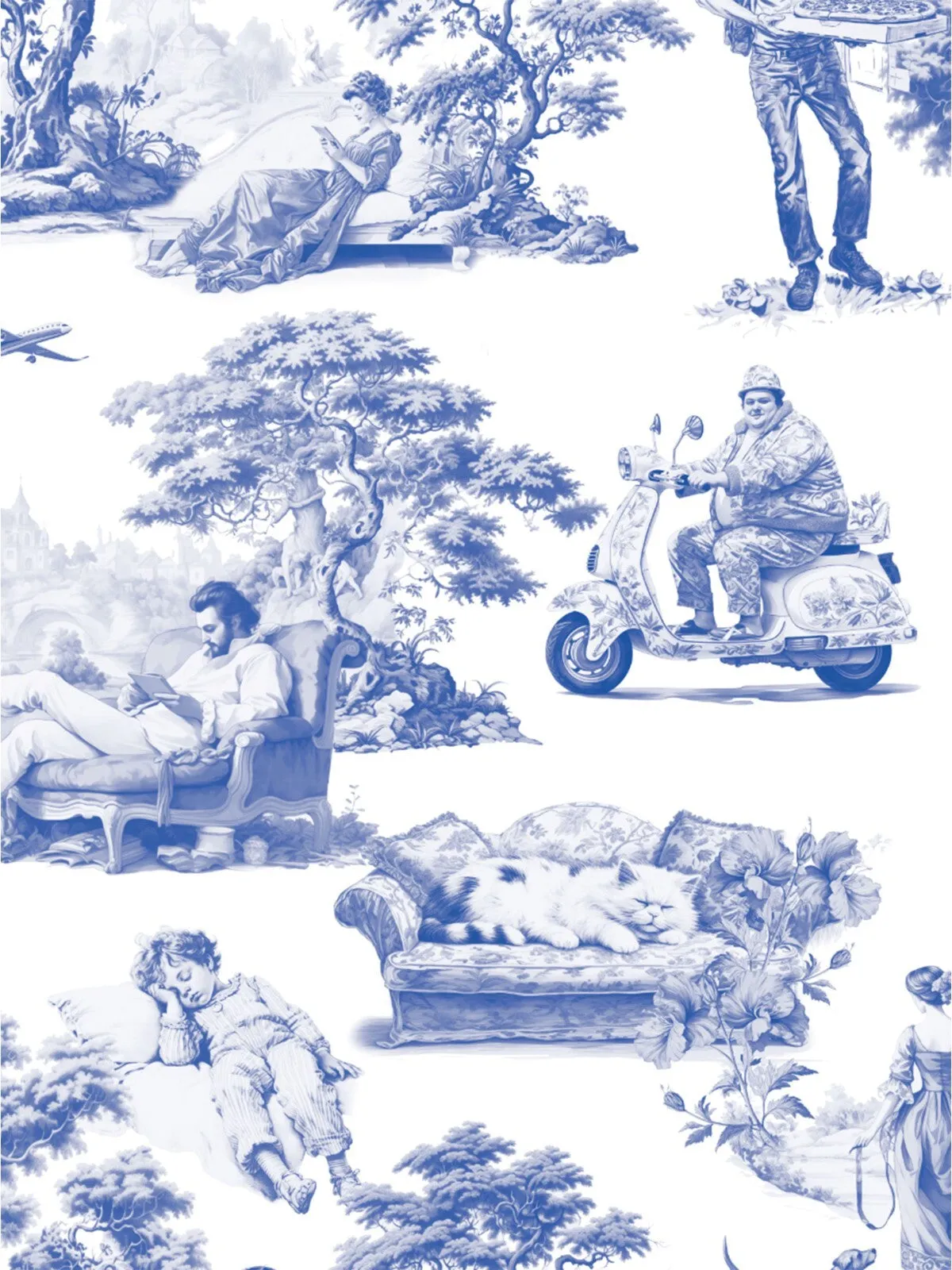 Toile De Modern Joy Cropped T-shirt Dames