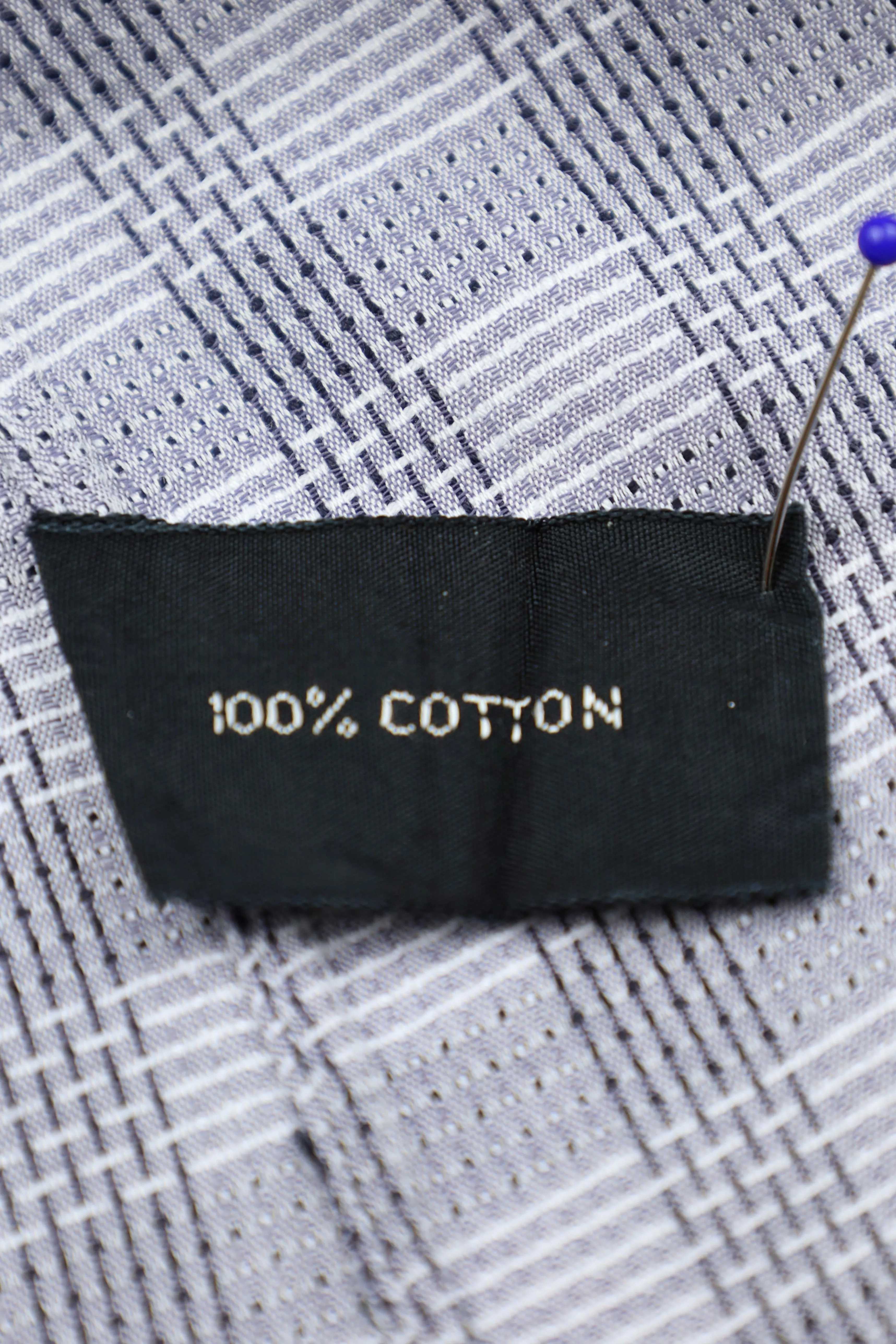 Tom Ford Grey Plain-Weave Check Shirt