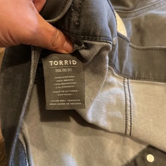 Torrid Denim Jacket sz 0 NWT