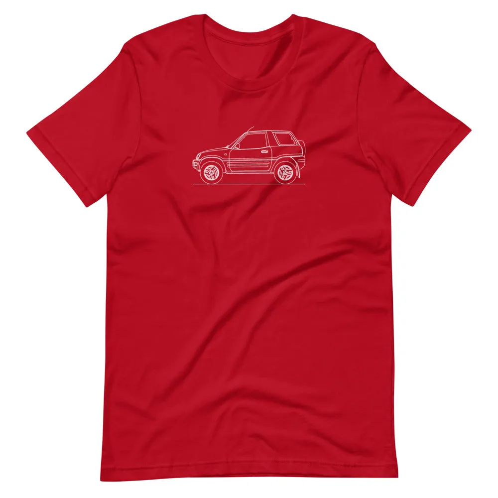 Toyota RAV4 XA10 2-door silhouette T-shirt
