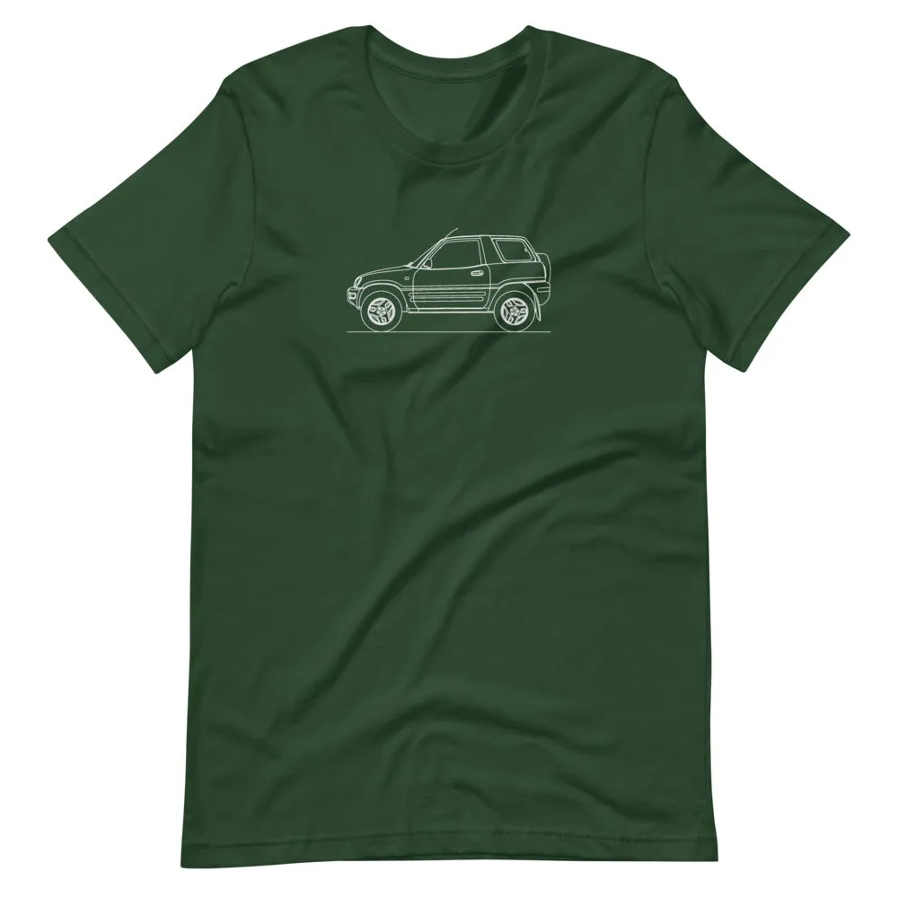 Toyota RAV4 XA10 2-door silhouette T-shirt