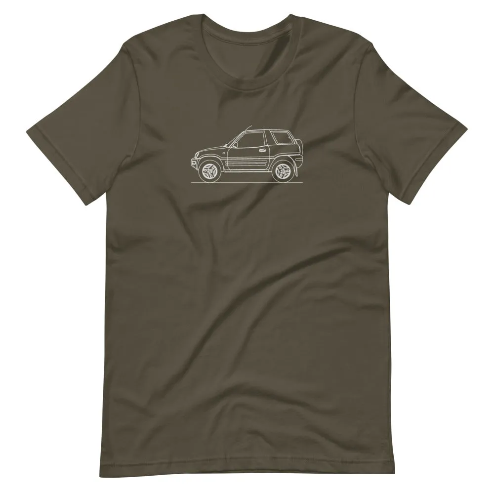 Toyota RAV4 XA10 2-door silhouette T-shirt