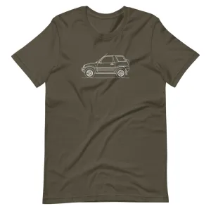 Toyota RAV4 XA10 2-door silhouette T-shirt