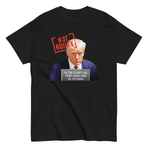 Trump Mugshot Not Guilty Shirt