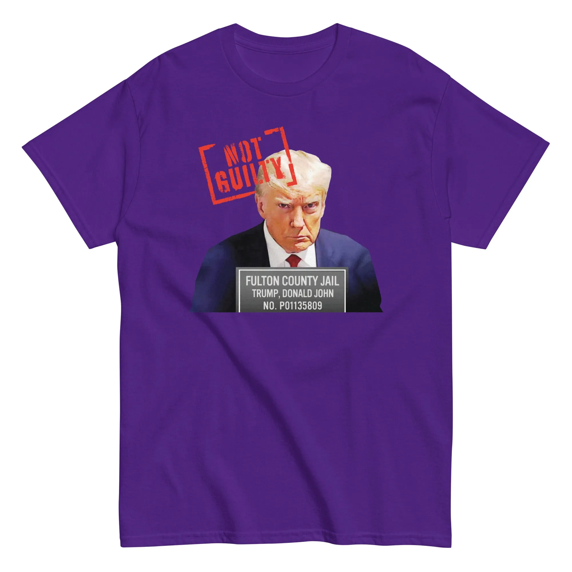 Trump Mugshot Not Guilty Shirt