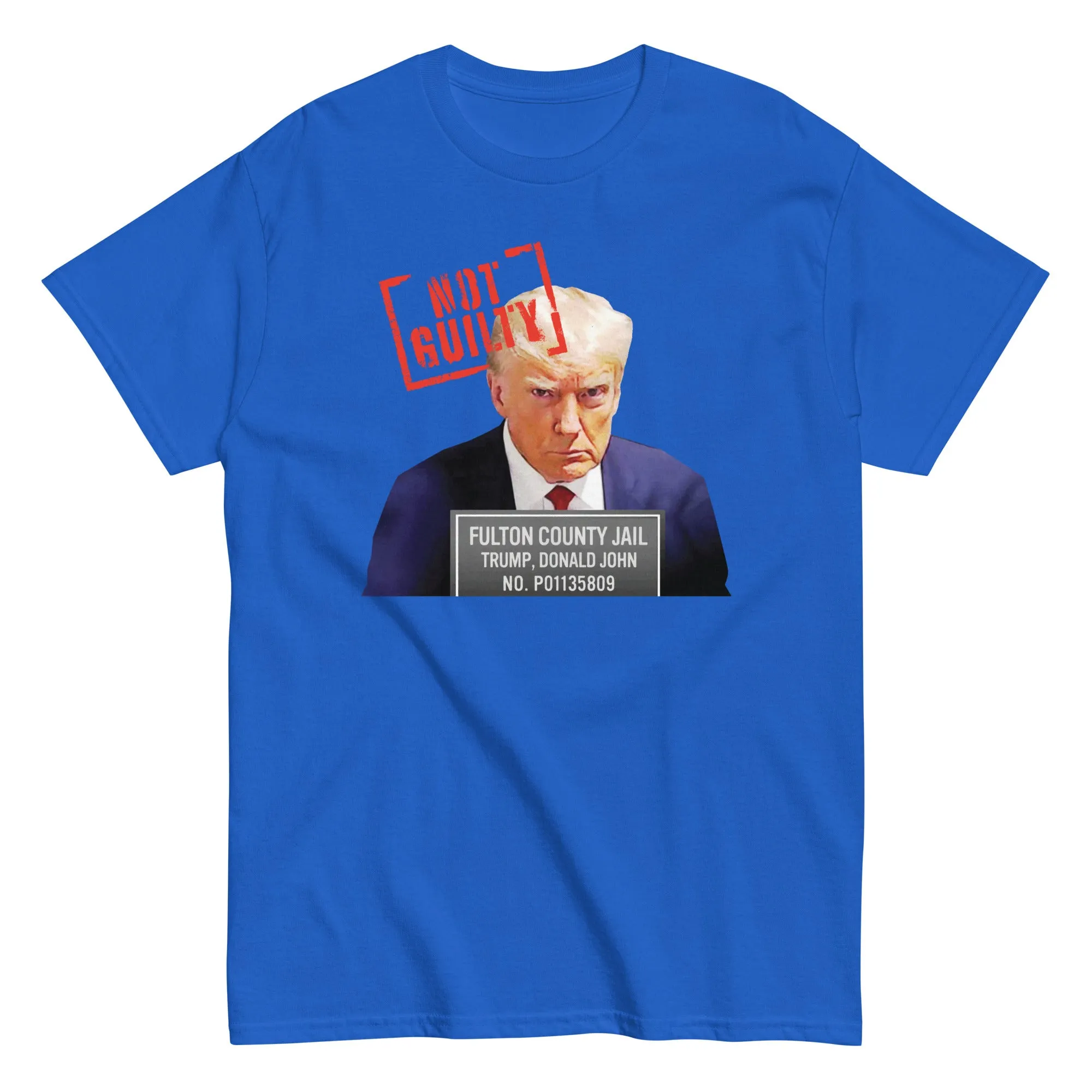 Trump Mugshot Not Guilty Shirt
