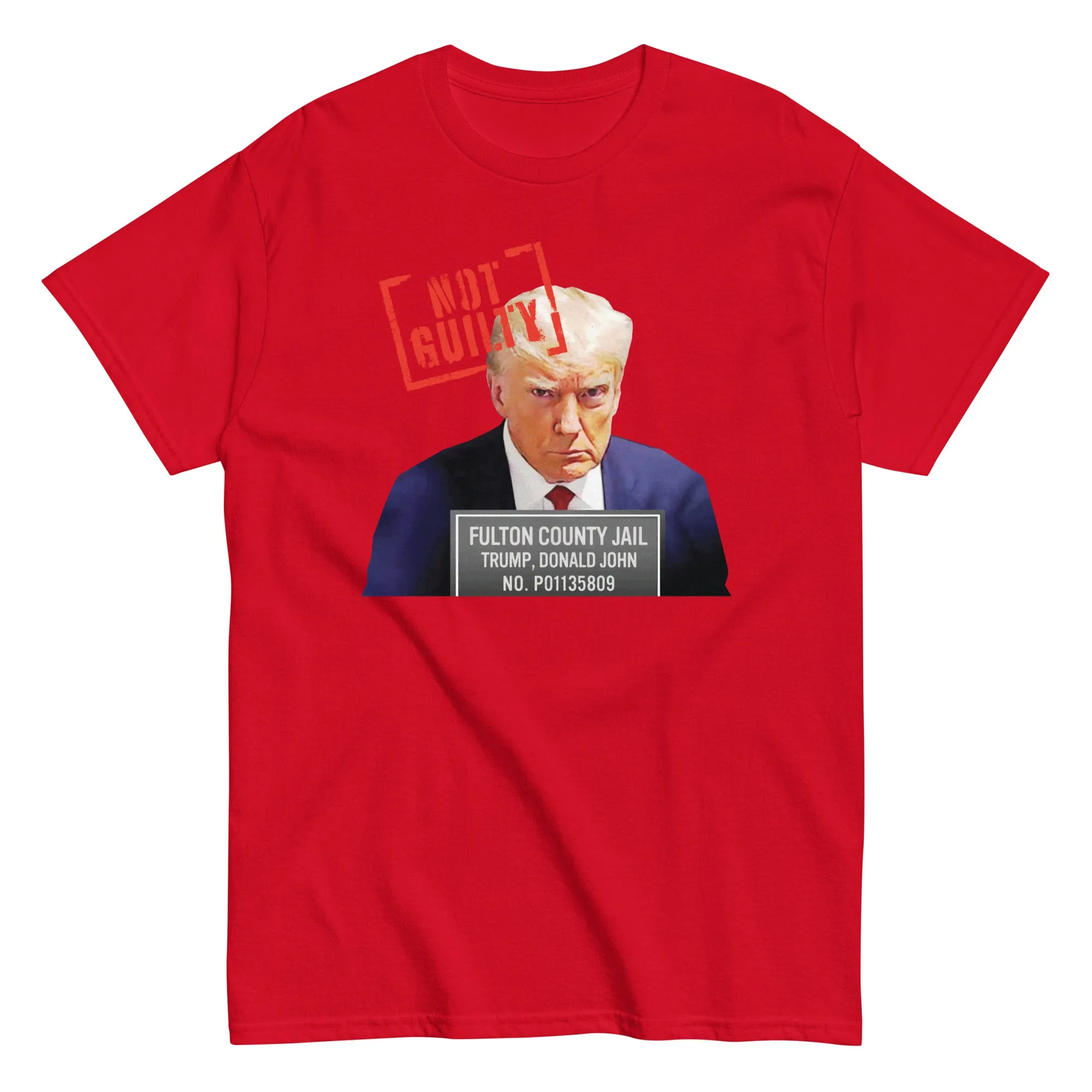 Trump Mugshot Not Guilty Shirt