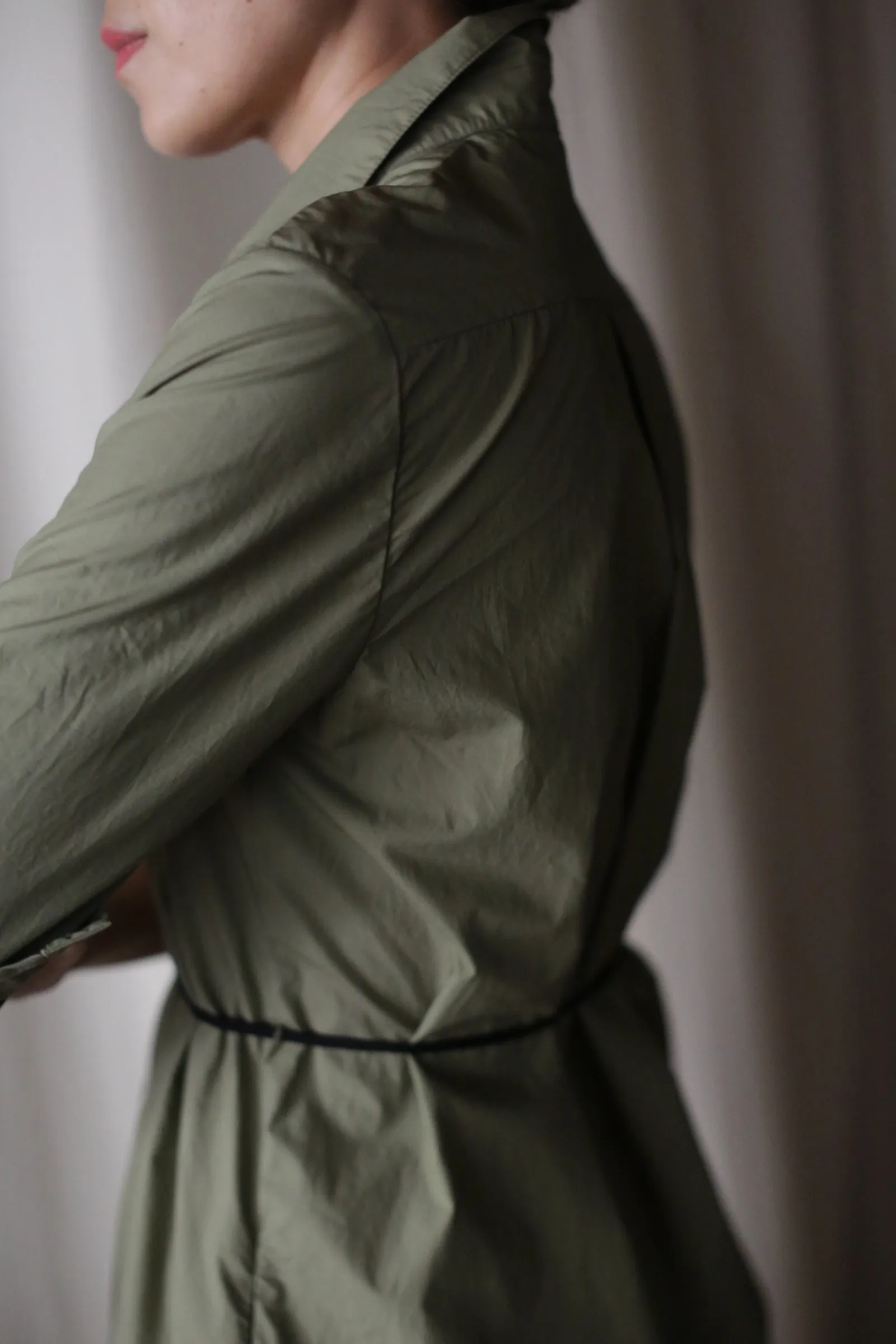 Typewriter Shirtdress | Olive