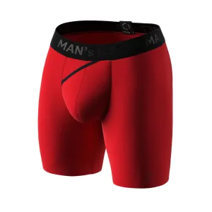 UltraSoft  Boxer Brief 7.6" OpenFly, Second Half Red
