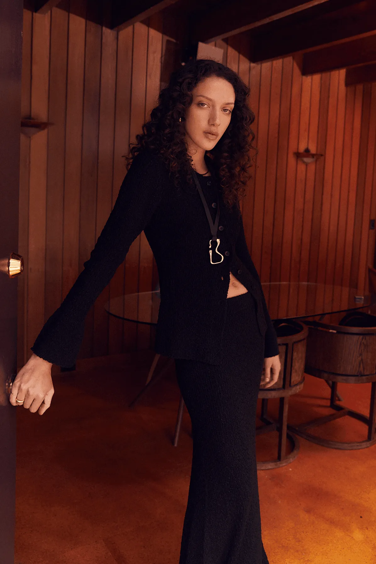 UNBOUND KNIT SHIRT | BLACK