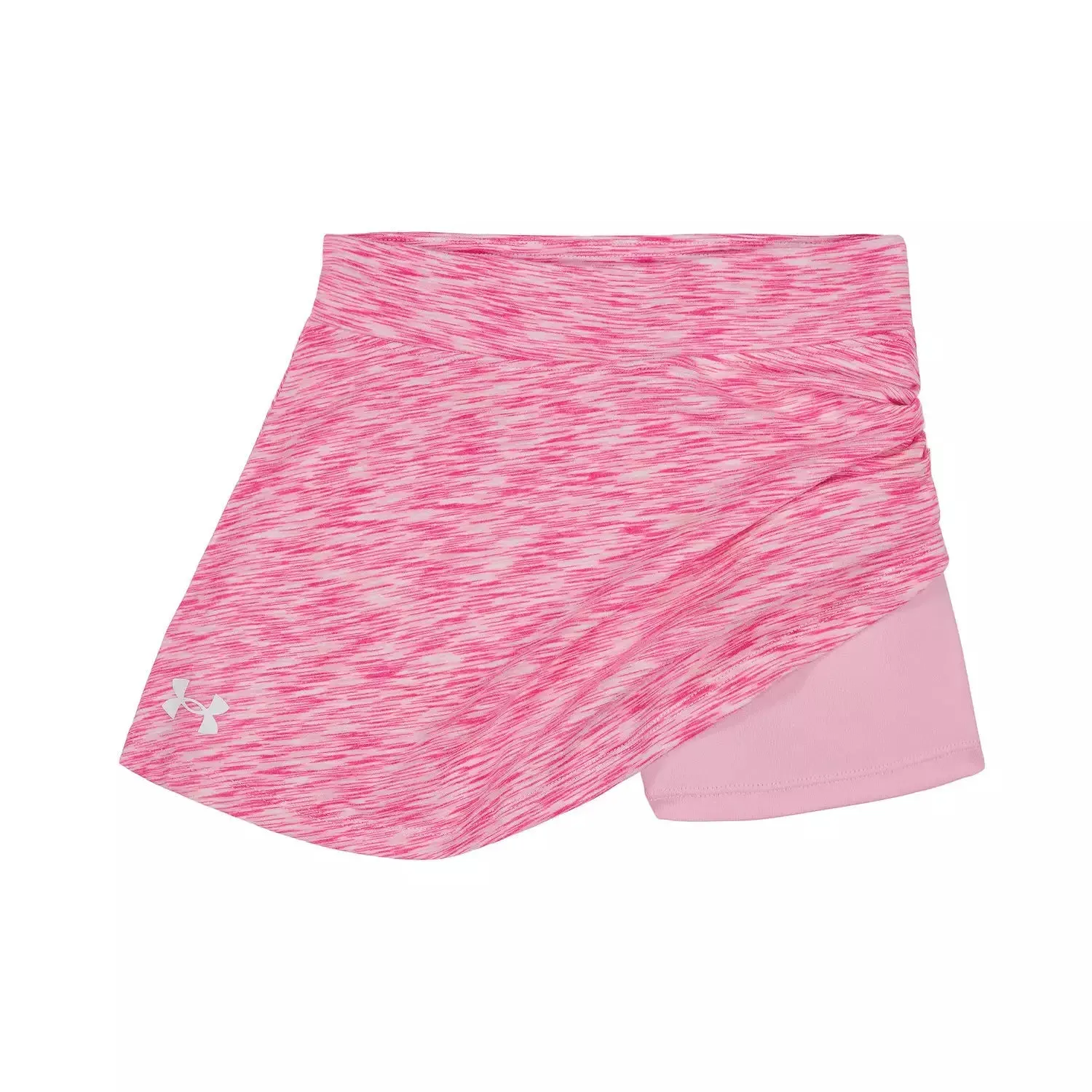 Under Armour Girl UA Heart Logo Graphic Tee & Space Dye Skort Set