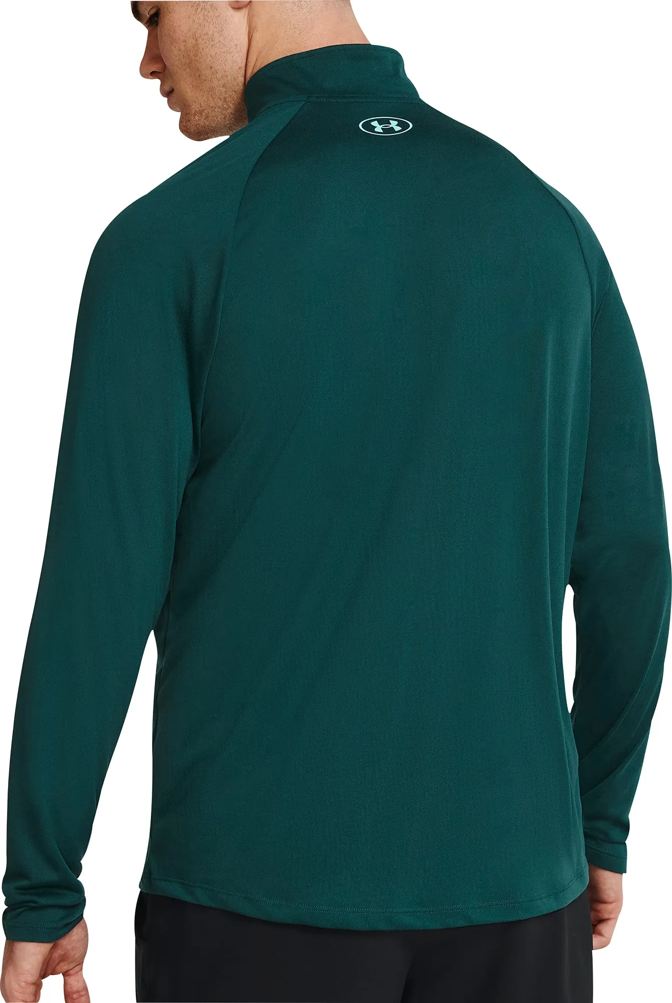 Under Armour Tech Half Zip Long Sleeve Mens Training Top - Green