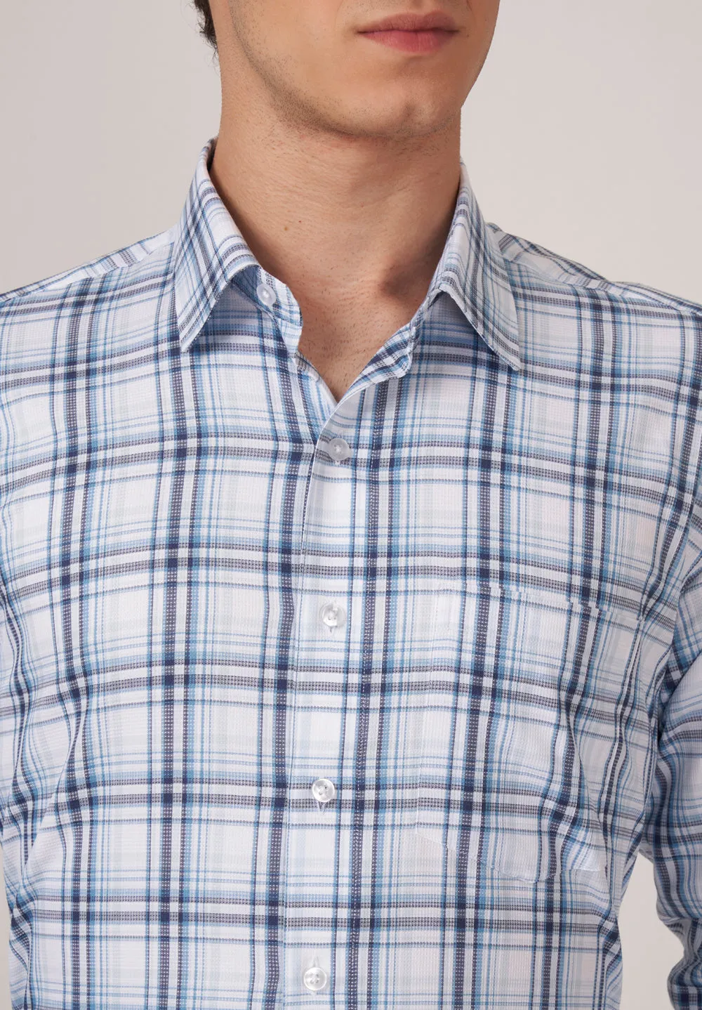 Urban Twist Pure Cotton Formal- Regular Fit  Shirt- 49158
