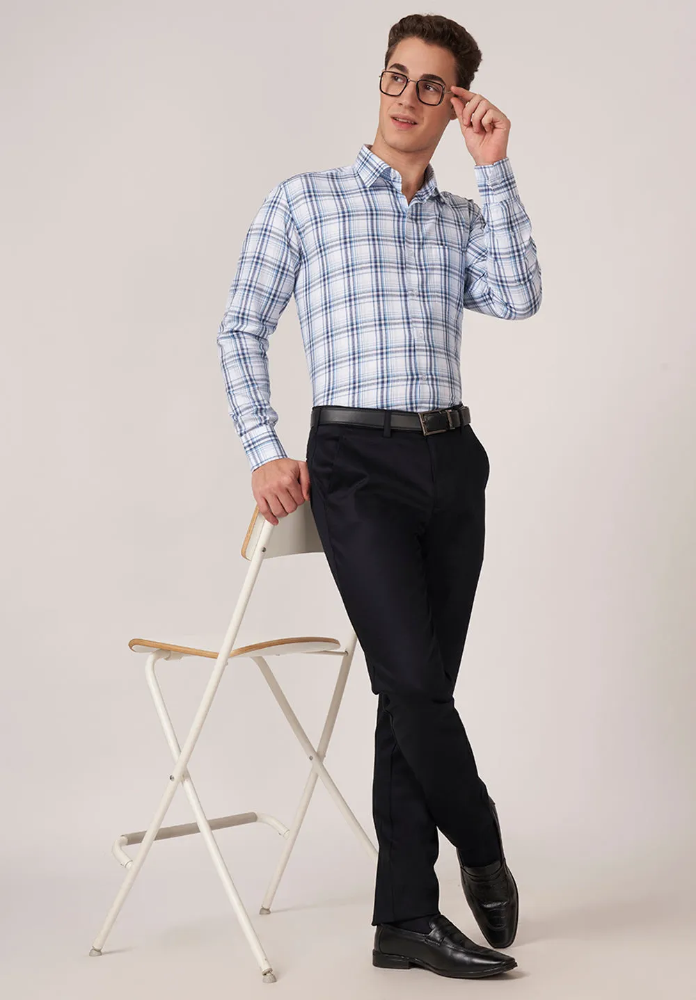 Urban Twist Pure Cotton Formal- Regular Fit  Shirt- 49158
