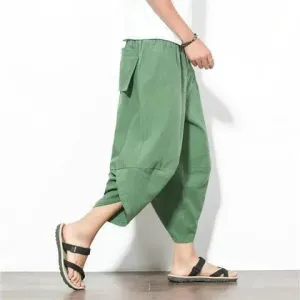 UrbanStyle Sommerkomfort: Herren Leinen Shorts