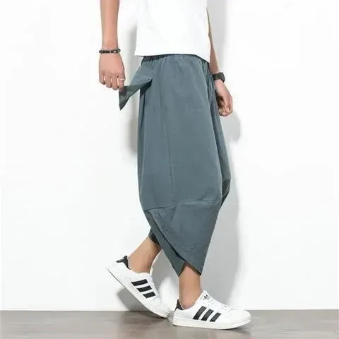 UrbanStyle Sommerkomfort: Herren Leinen Shorts
