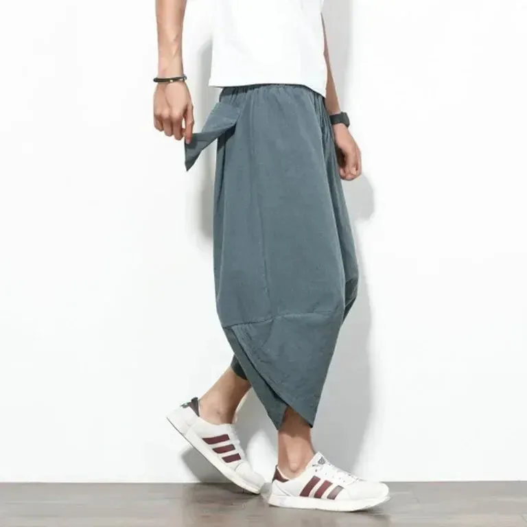 UrbanStyle Sommerkomfort: Herren Leinen Shorts
