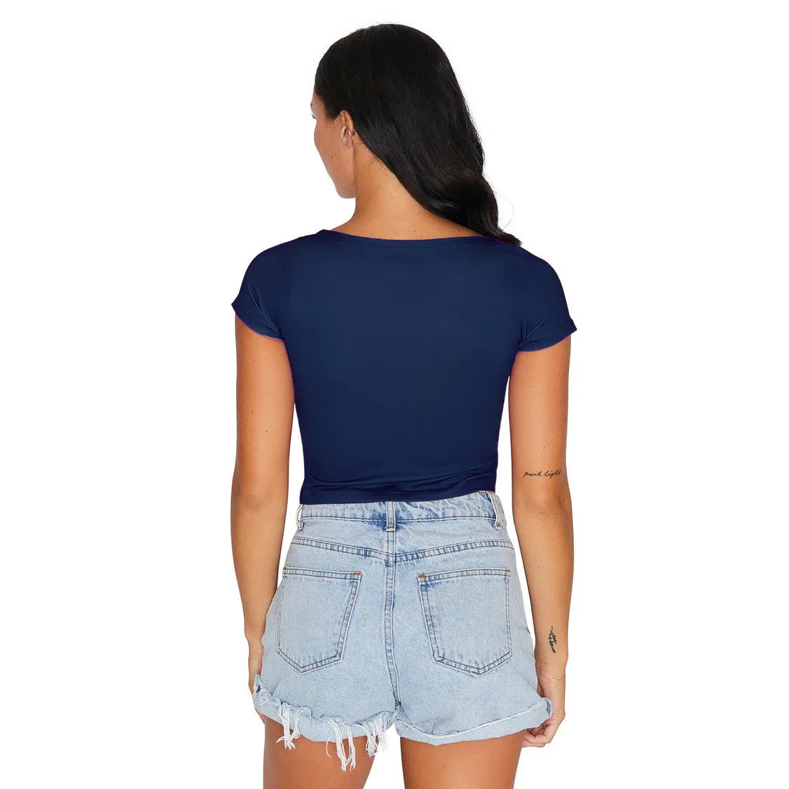 Virginia Cavaliers Navy Babydoll Tee
