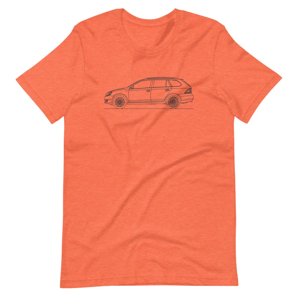 Volkswagen Jetta Sportswagen Outline T-shirt